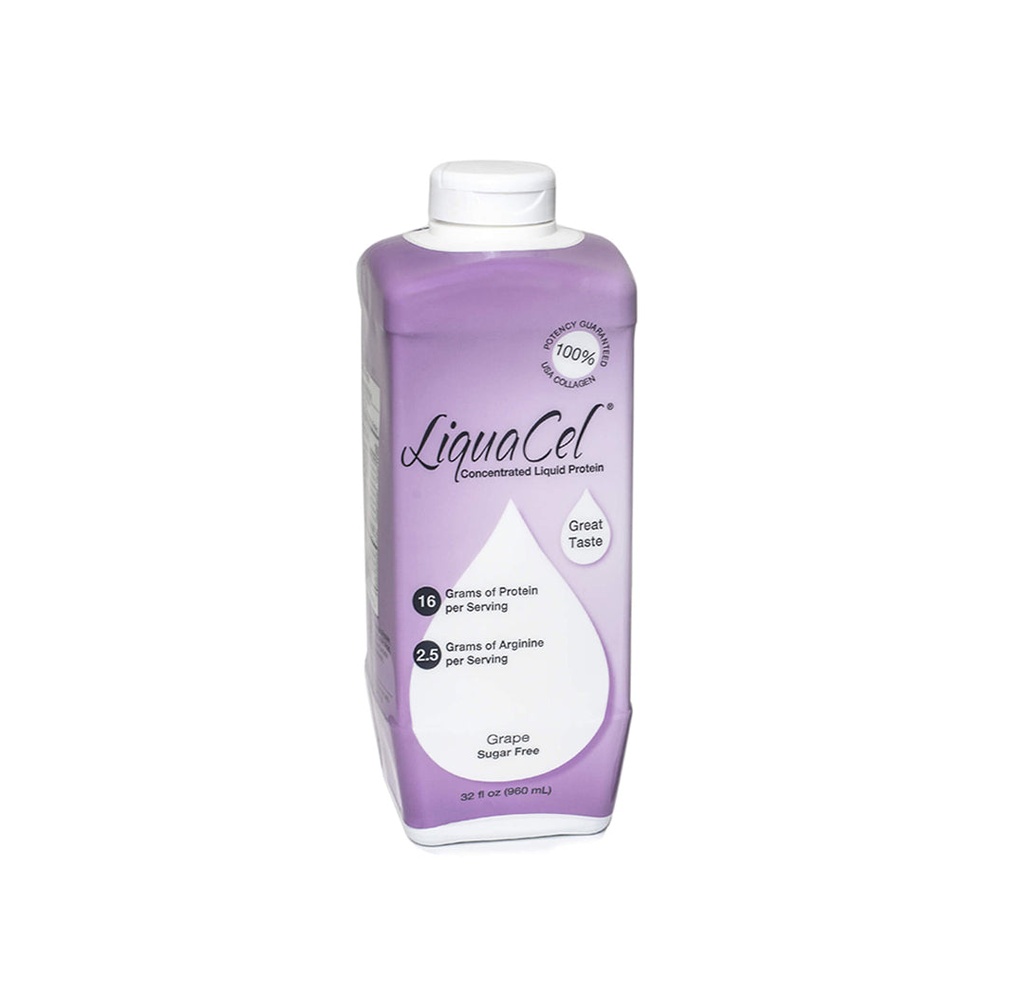 LiquaCel Liquid Protein, Grape, Sugar Free