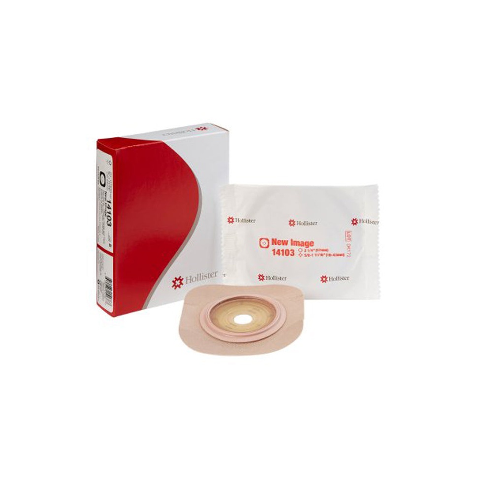 Hollister New Image FormaFlex Skin Barrier, Flat, 2-Piece, Shape-to-Fit, 2.25" Flange