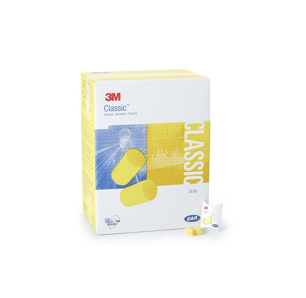 3M E-A-R Classic Uncorded Foam Disposable Ear Plugs