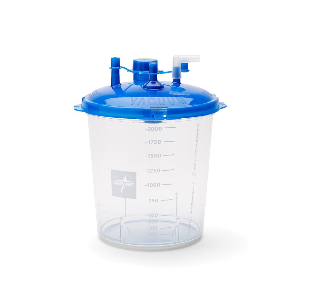 Medline Rigid Suction Canisters, 2000cc