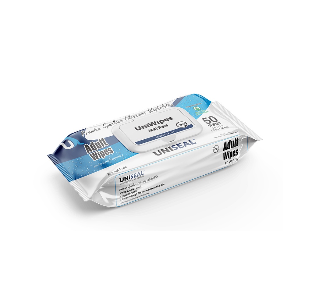 UniSeal Adult Incontinence Wipes