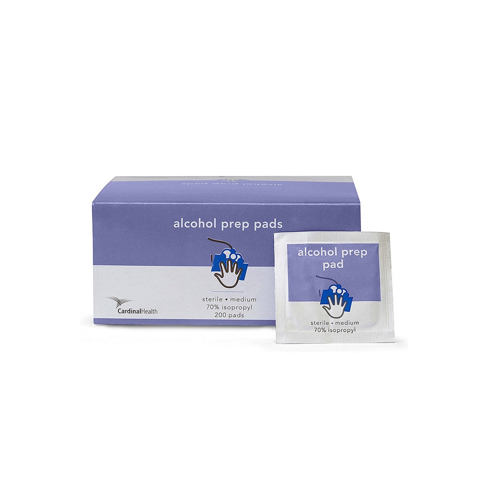 Cardinal Health Alcohol Prep Pad, 2-Ply Medium