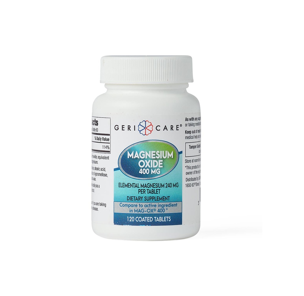 Geri Care Magnesium Oxide Tablet, 400mg