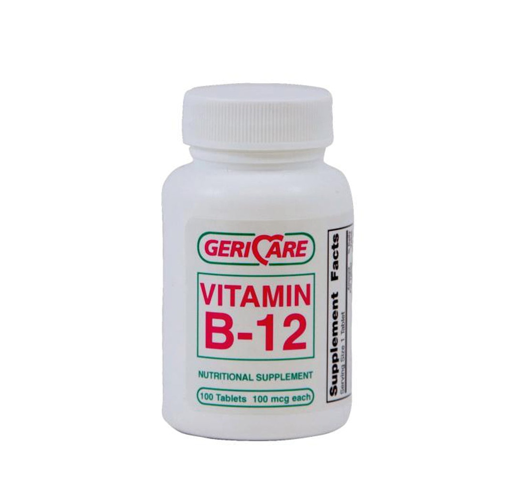 Vitamin B-12 Tablet, 100 mcg