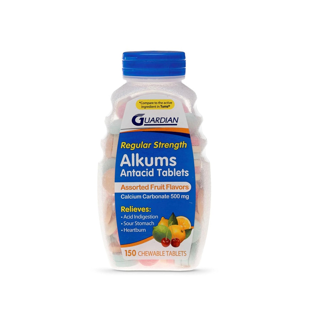 Guardian Antacid Tablets, 500mg