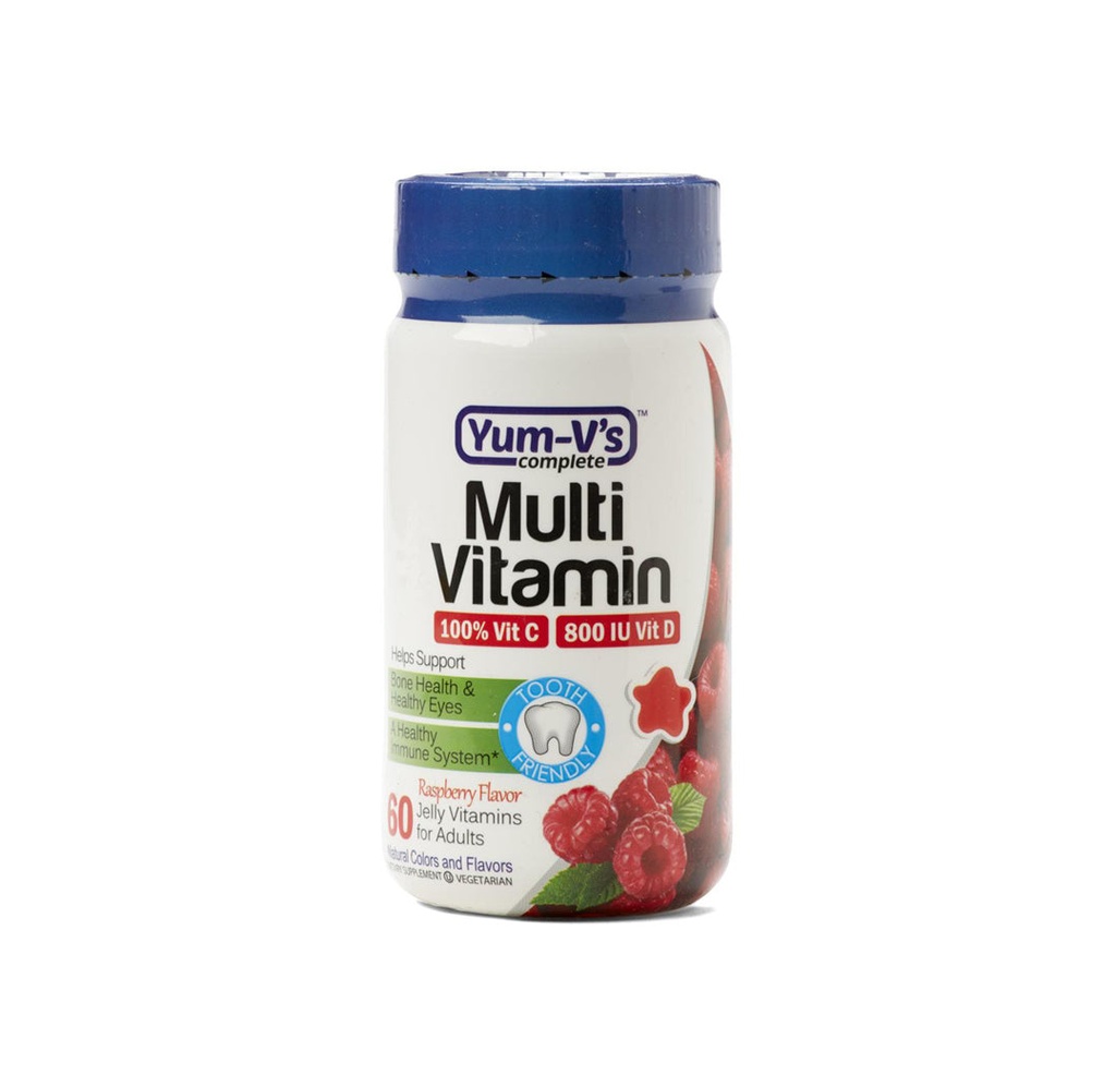Adult Multivitamin Gummy, Vitamin C 800 IU + Vitamin D
