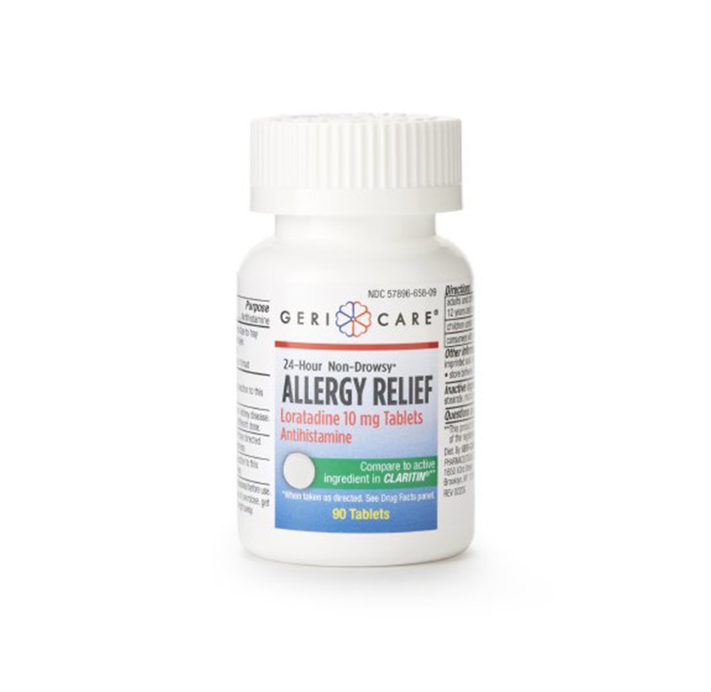 Geri Care Loratadine Allergy Relief Tablets, 10 mg