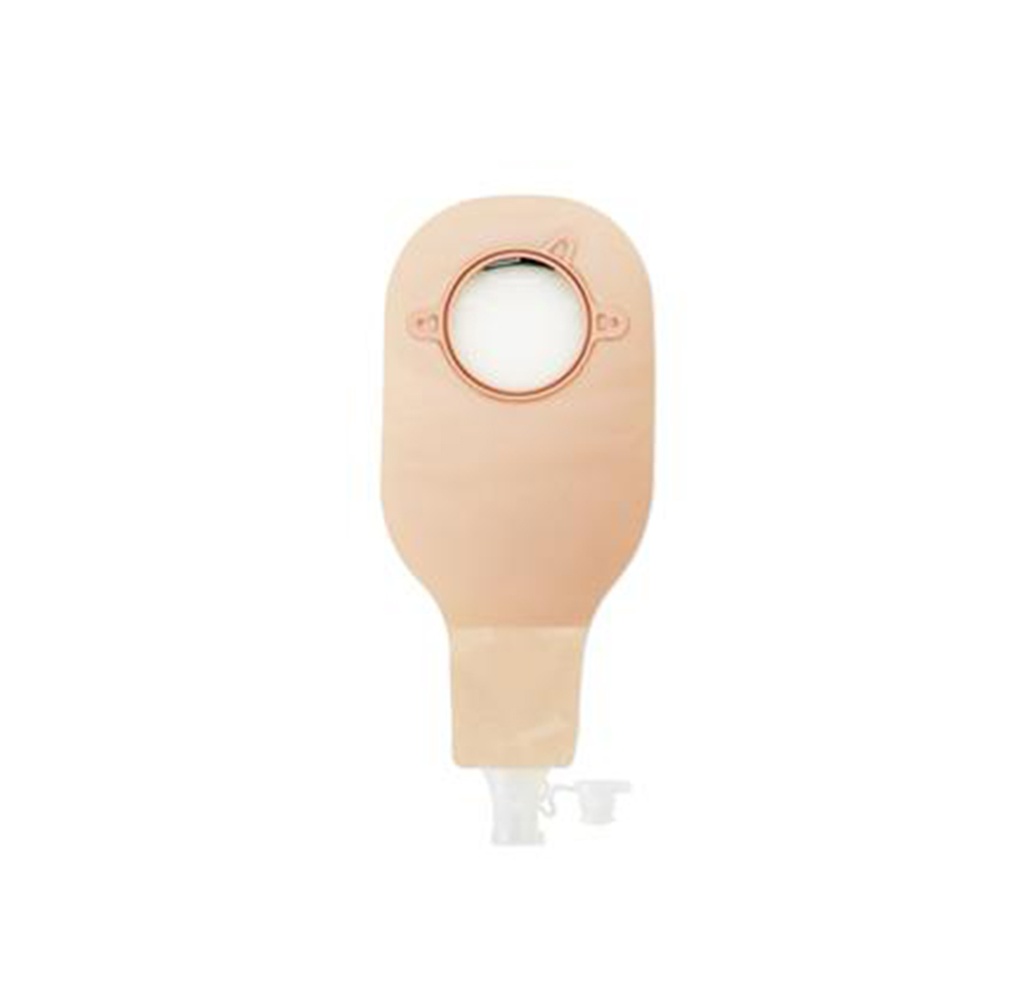Hollister New Image 2-Piece High Output Drainable Pouch, 2-3/4" Flange, Transparent
