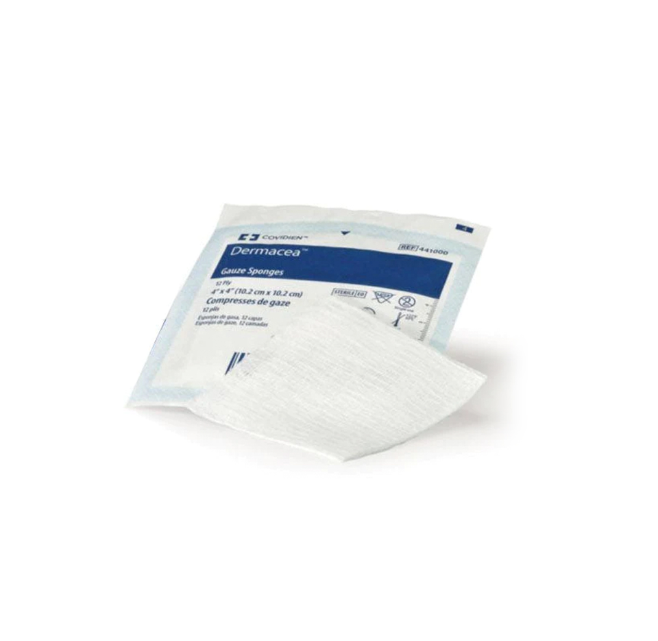 Dermacea Sterile  Gauze Sponge 2"x2",  8 Ply.