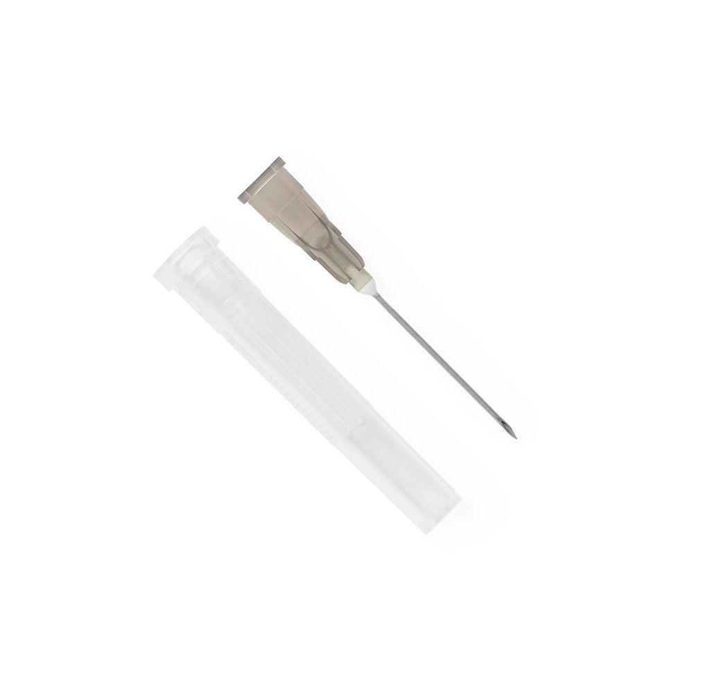 Medline Hypodermic Safety Needle, 22G x 1"