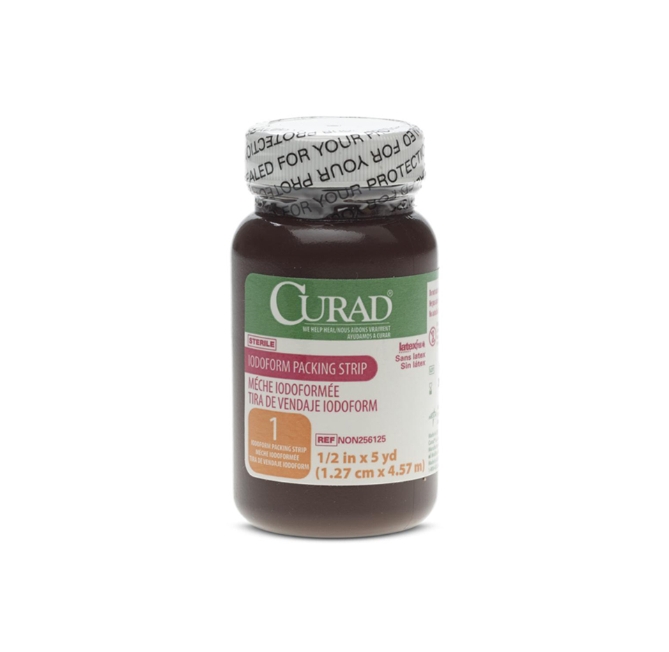 Curad Iodoform Packing Strips, 1/2"x5"
