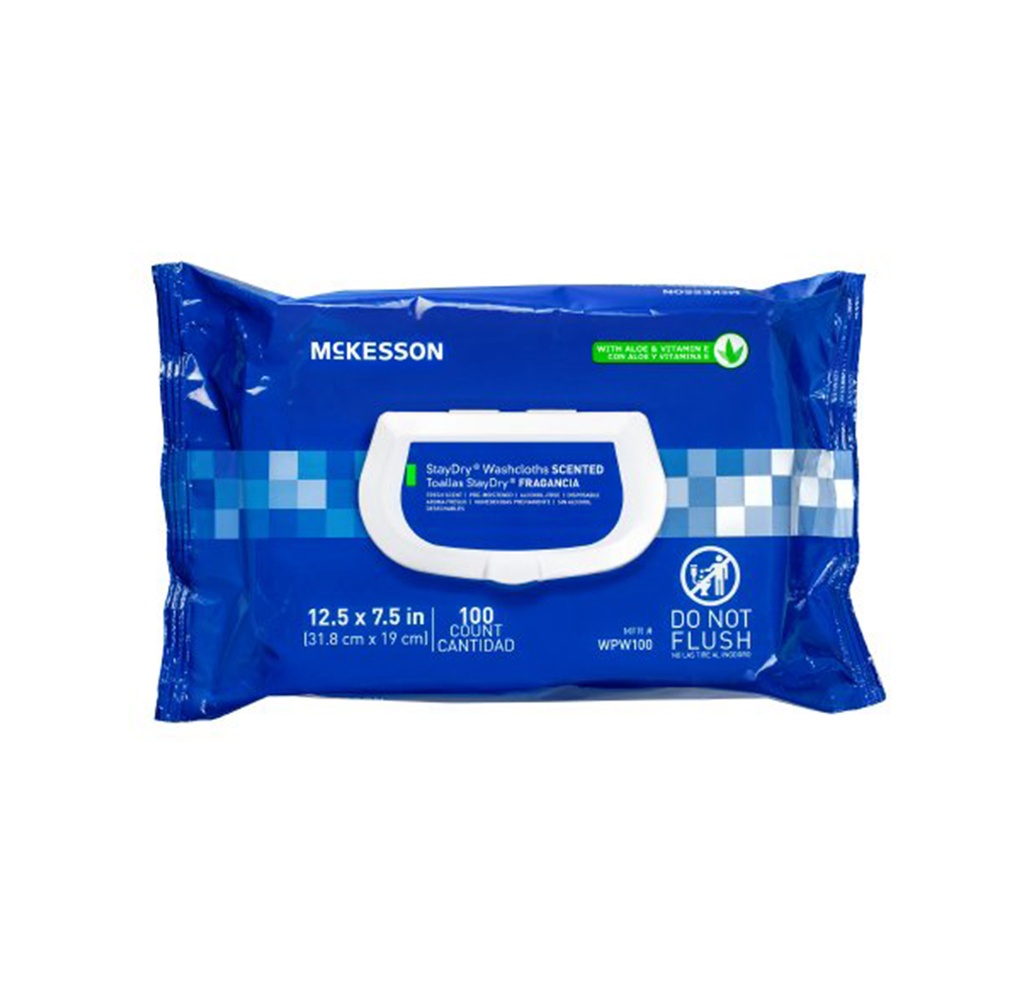 McKesson StayDry Personal Cleansing Wipes