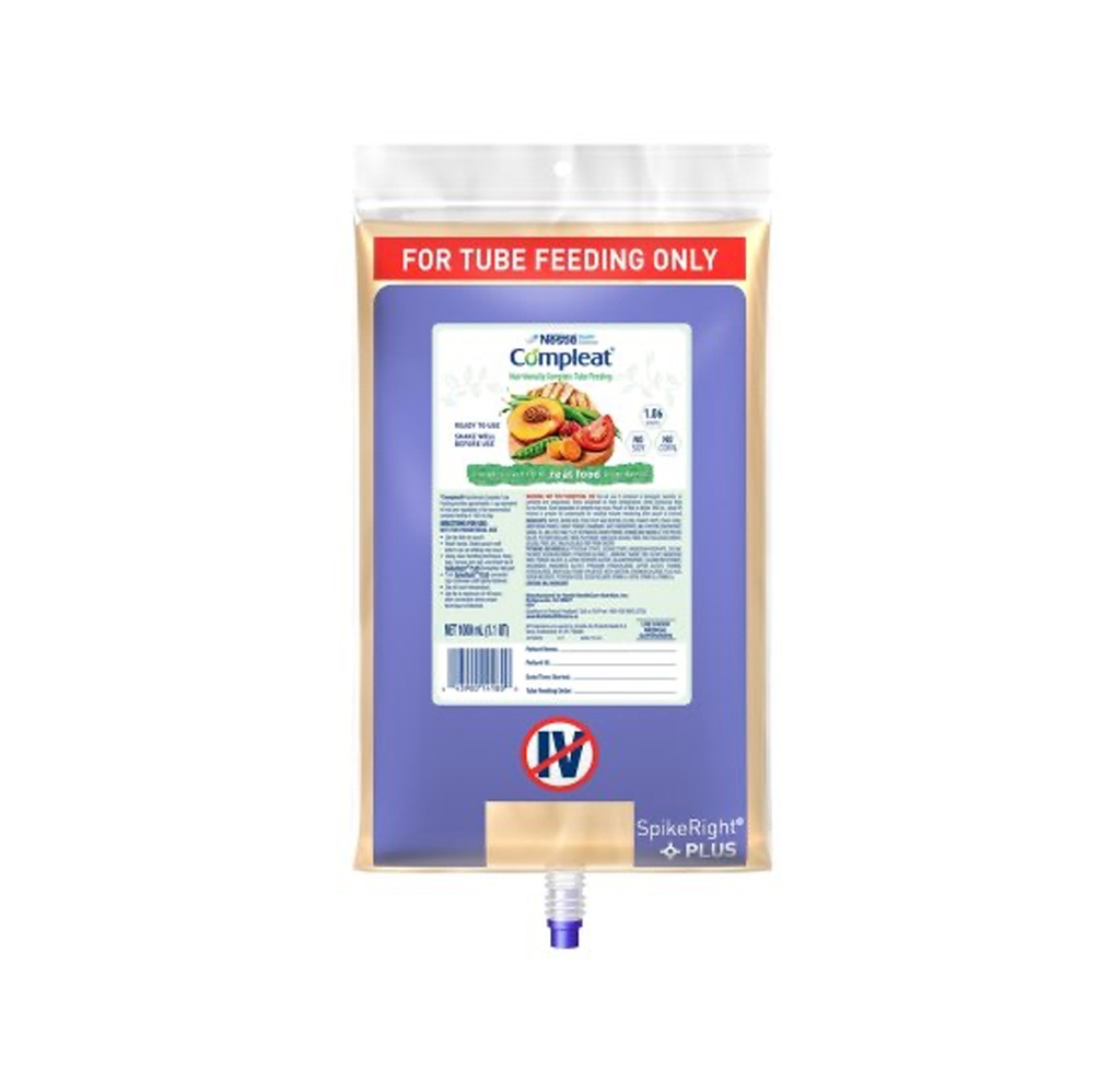 Compleat Original 1.0 Tube Feeding Formula 1000mL/33.8oz RTH
