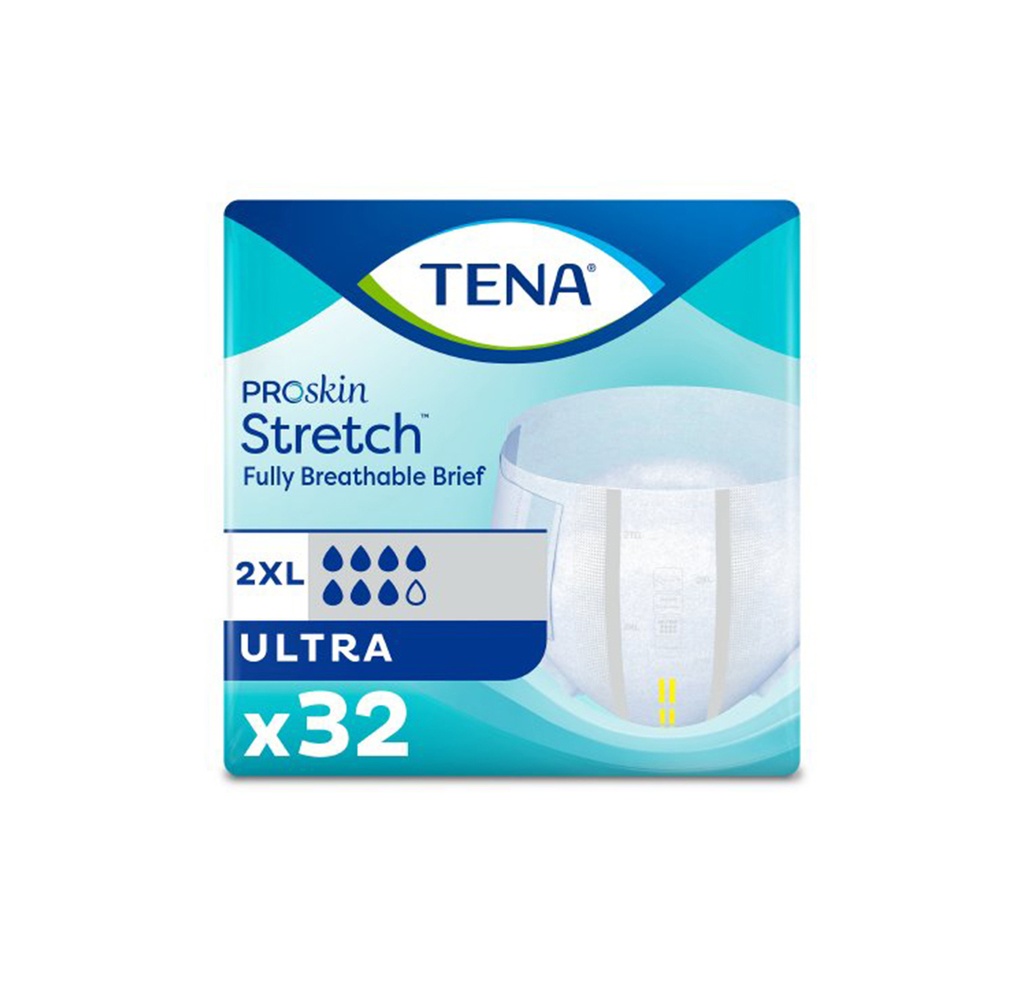 TENA ProSkin Stretch Ultra Heavy Absorbency Briefs, XXL