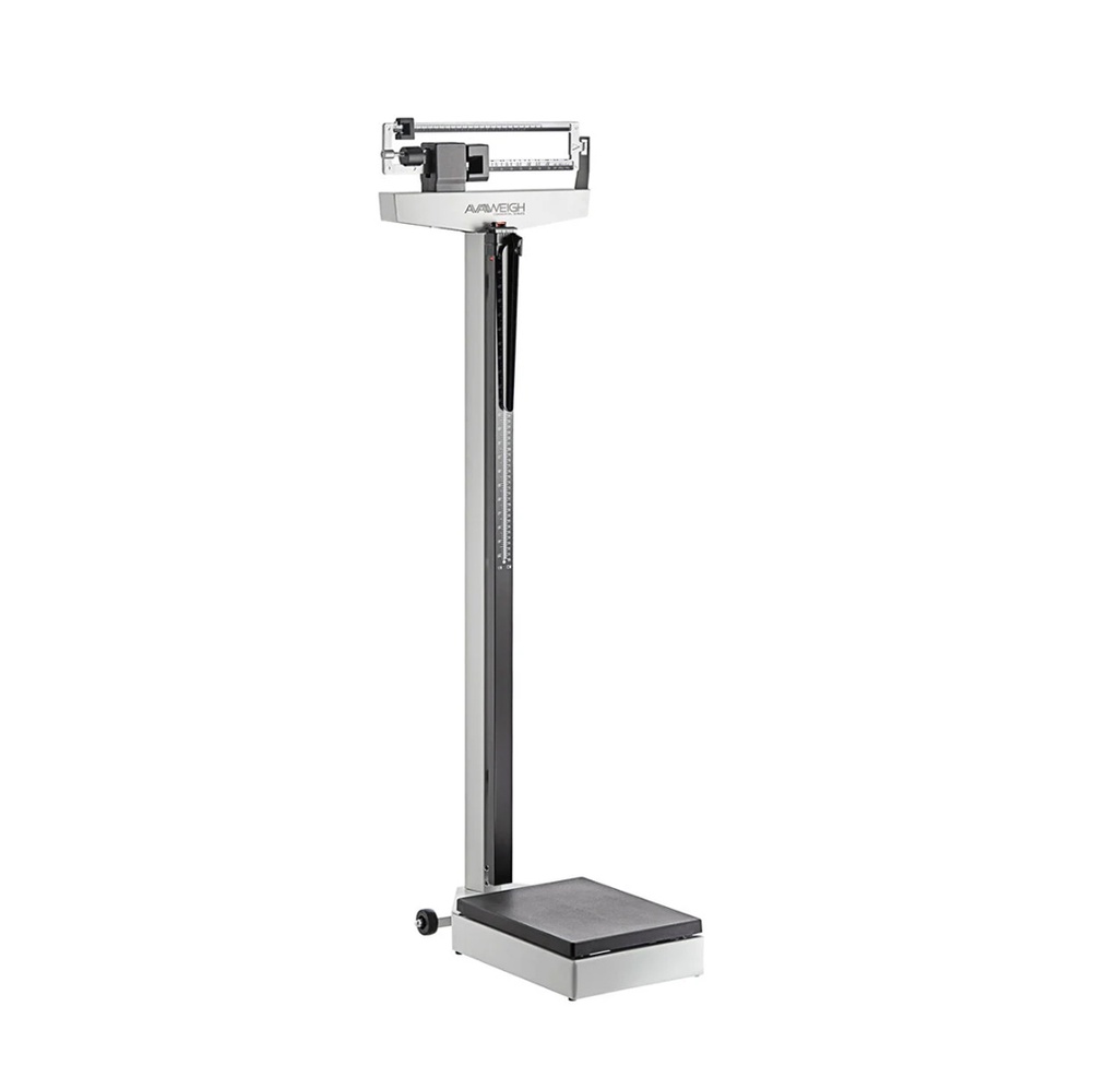 AvaWeigh Mechanical Physicians Scale with Height, 440 LB Capacity