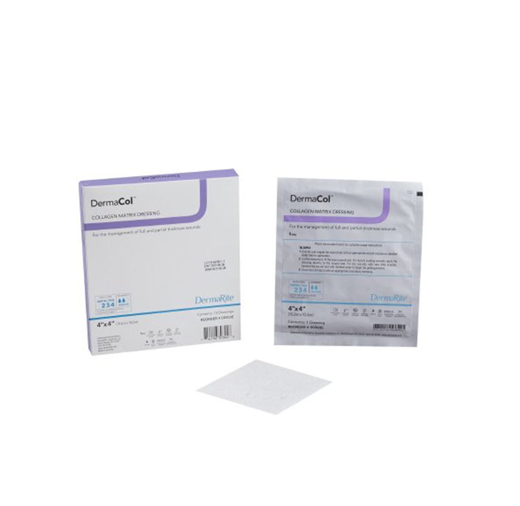 Dermarite Dermacol Collagen Wound Dressing, 4"x4"