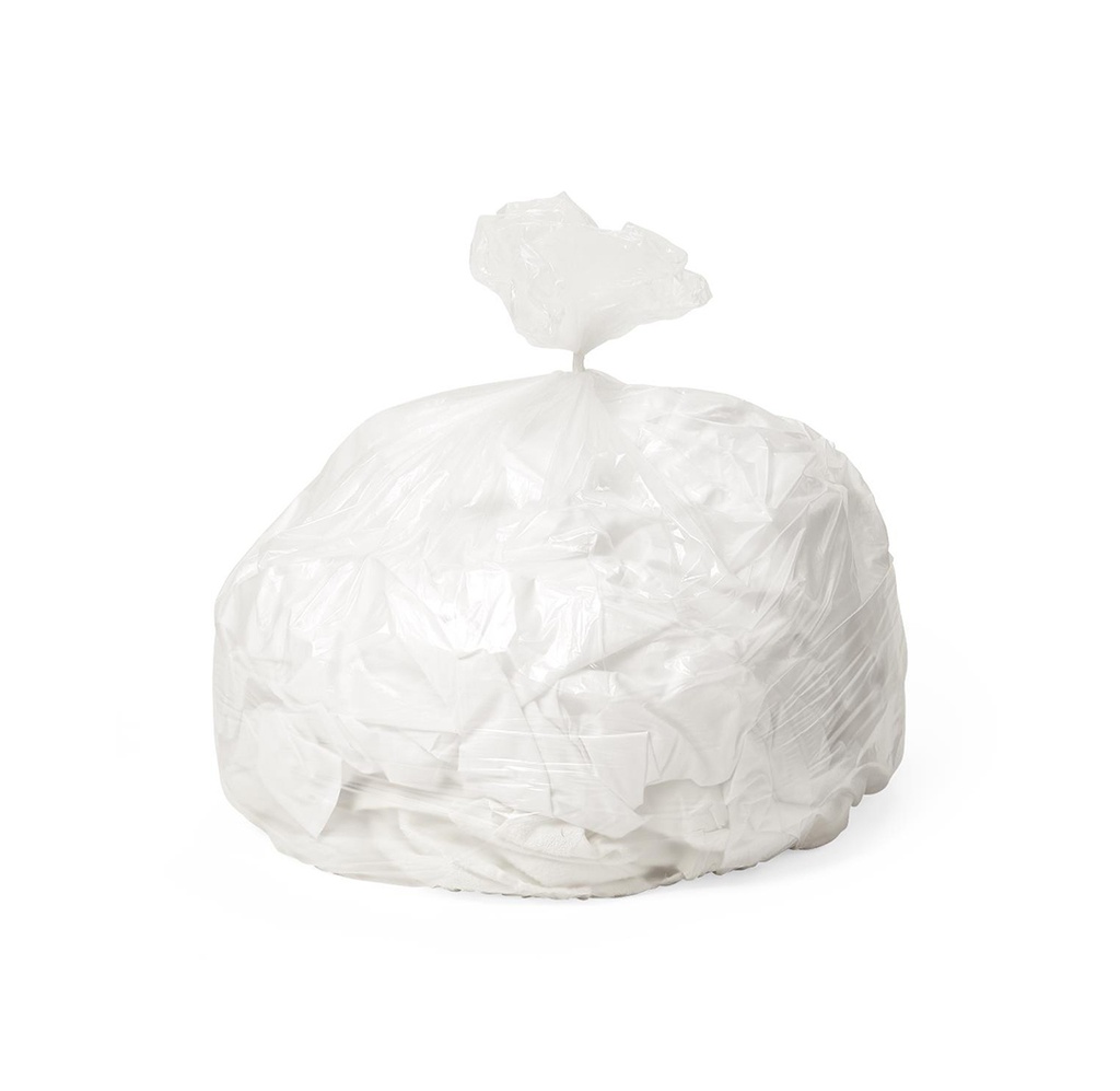 Medline Clear High-Density Trash Can Liners, 13 Micron, 40"x48"