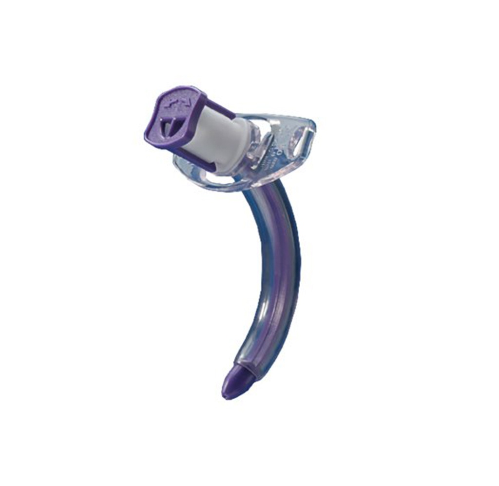 Smiths Medical BLUselect Tracheostomy Tube w/ Wedge, Uncuffed, Non-Fenestrated, Size 7.0mm