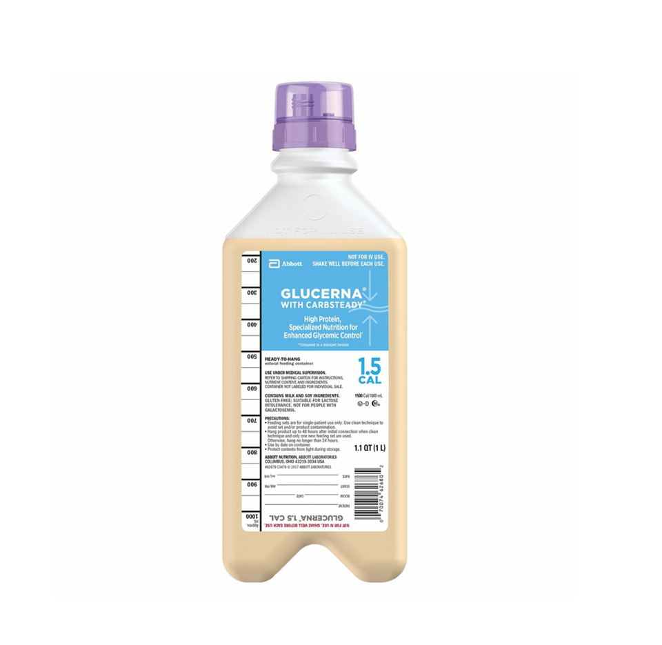 Glucerna 1.5 Tube Feeding Formula 1000mL/33.8oz RTH 