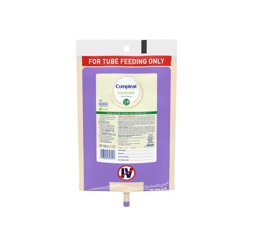 Compleat Standard 1.4 Tube Feeding Formula 1000mL/33.8oz RTH