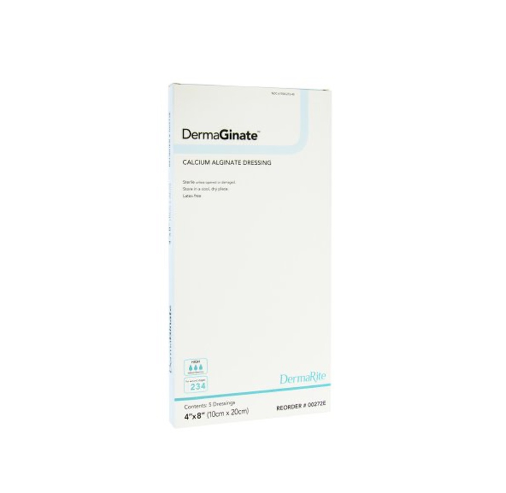 Dermarite DermaGinate Alginate Wound Dressing 4”x8"