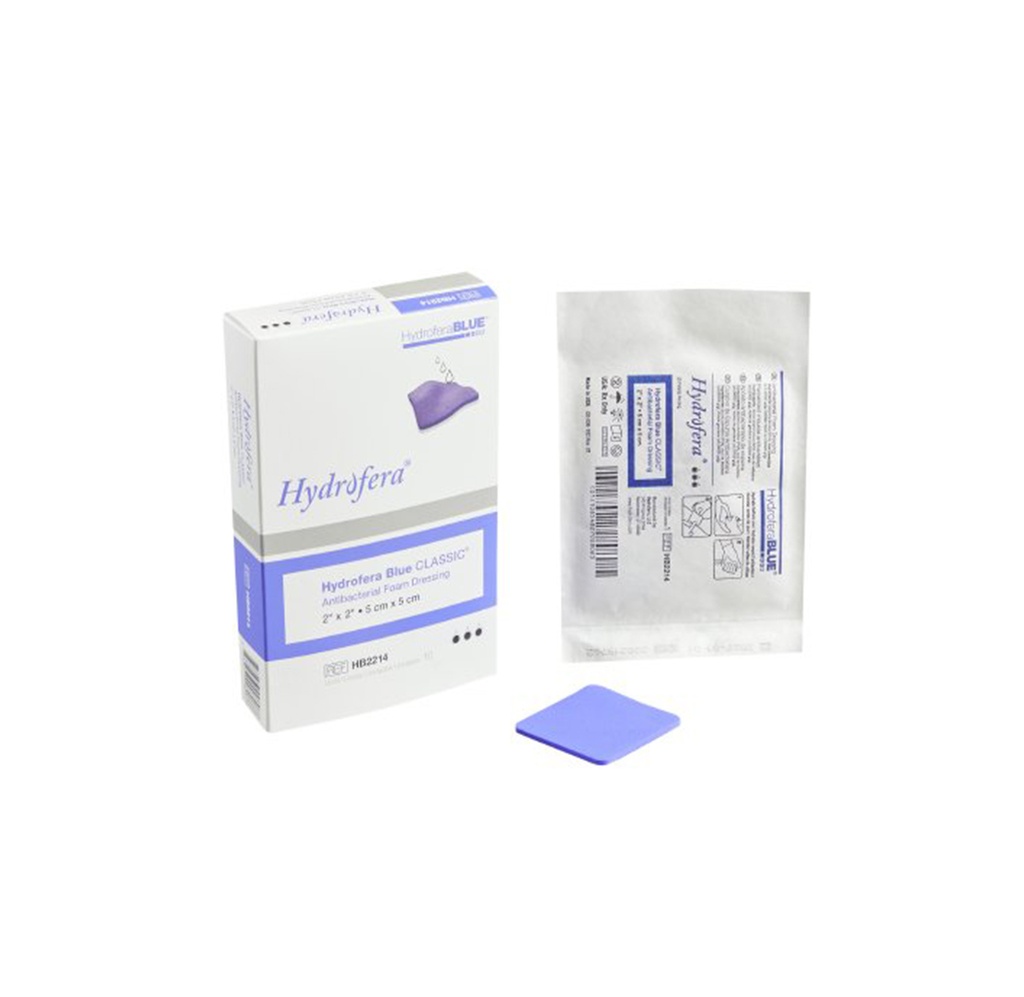 Hydrofera Blue Classic Foam Dressing, 4"x4"