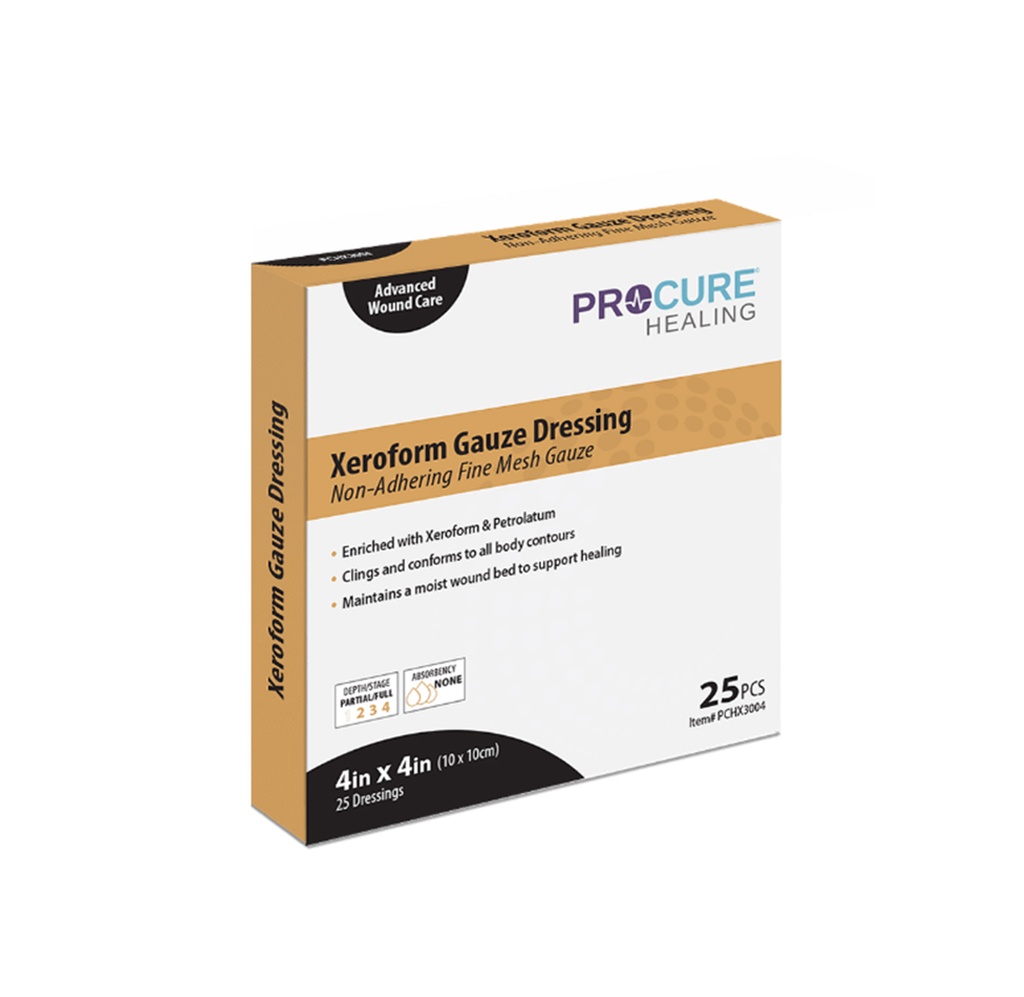 ProCure Xeroform Impregnated Gauze Dressing 5”x9”