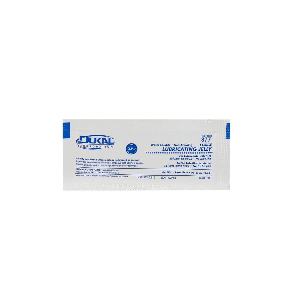 Dukal Lubricating Jelly Packets