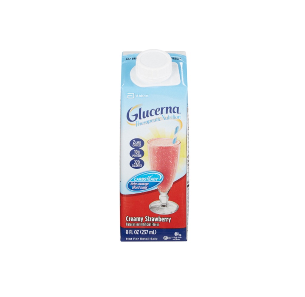 Glucerna Nutritional Supplement, Strawberry
