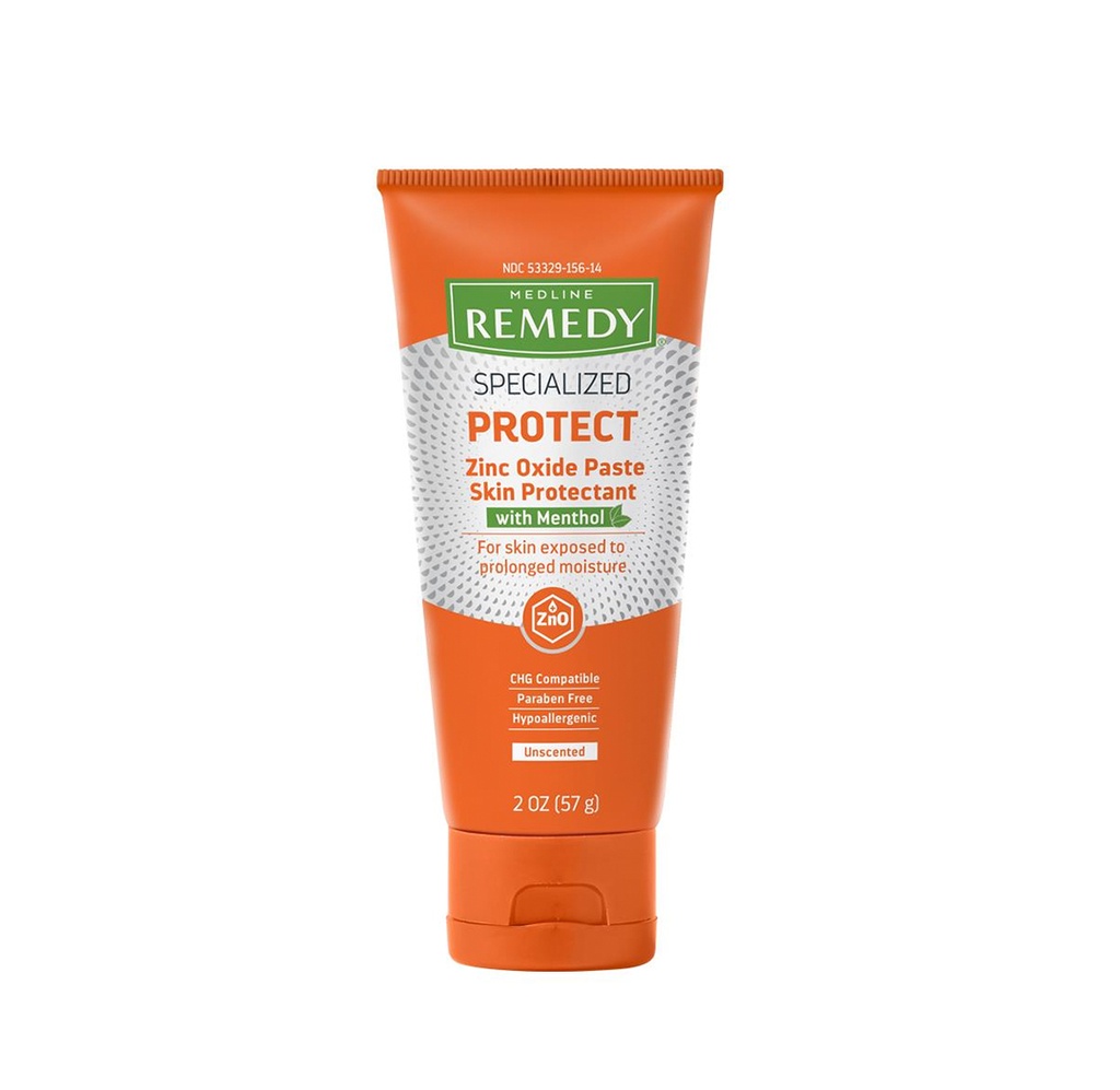 Medline Remedy Specialized Zinc Oxide Paste with Menthol, 2oz