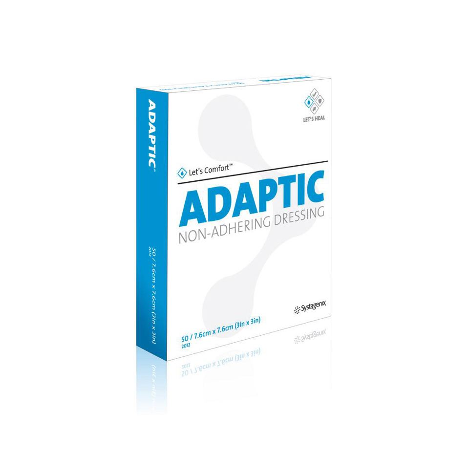 Adaptic Oil Emulsion Impregnated Wound Dressing,  3"x3"