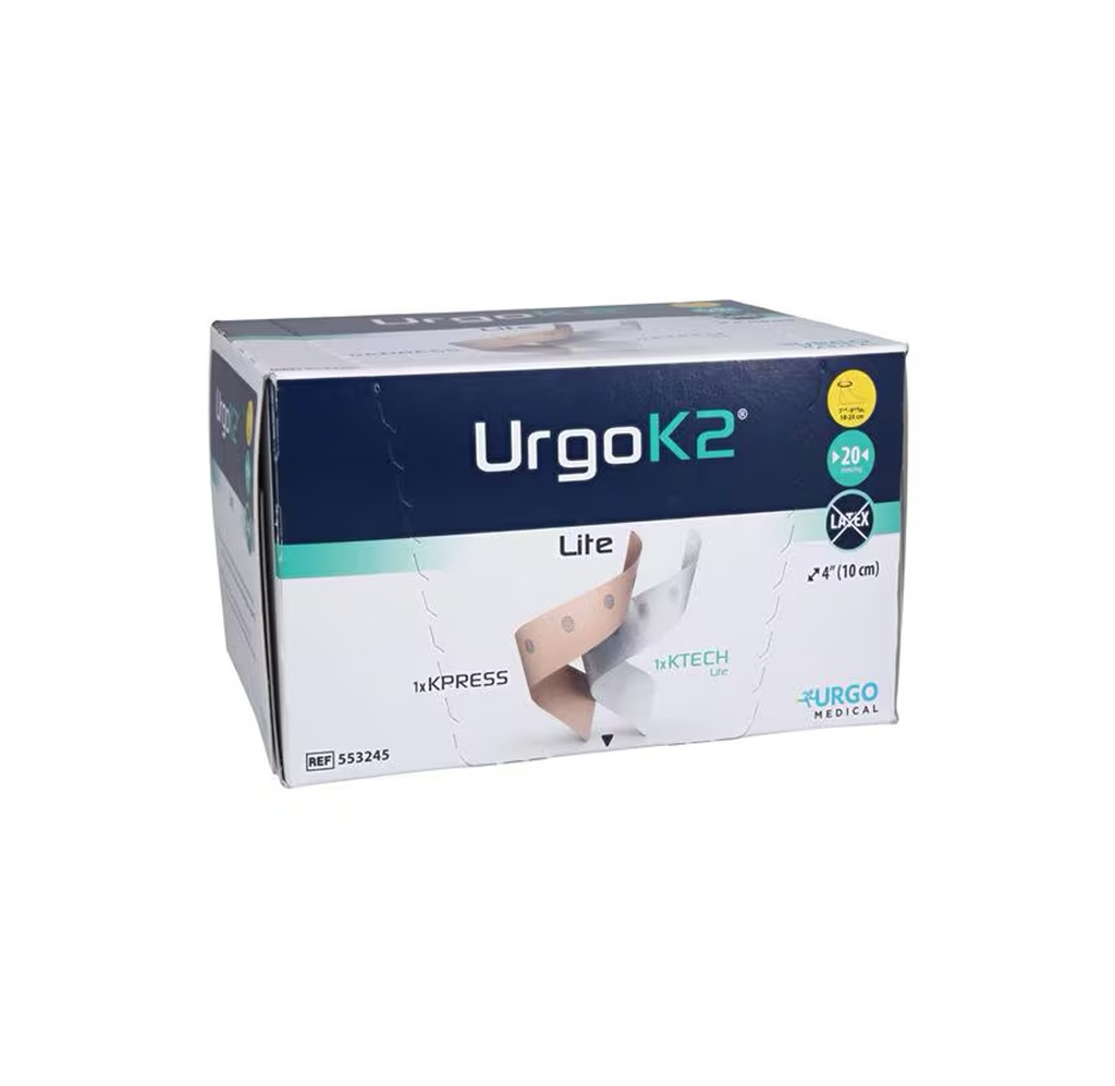 URGOK2 Lite 2 Layer Compression Bandage System, 4"x7 1/8" - 9 3/4"
