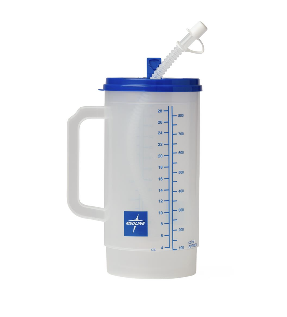 Medline Insulated Carafe With Lid, Clear, 32oz