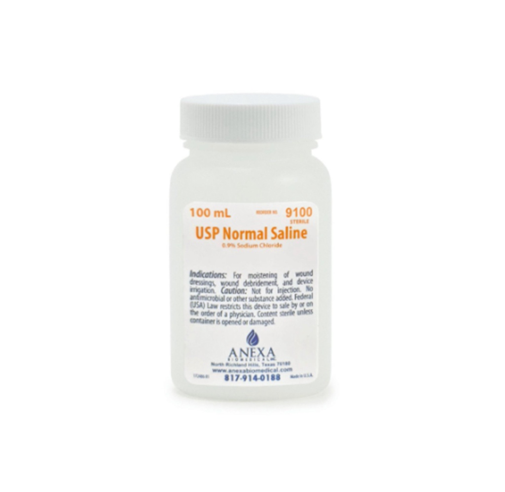 Anexa Sterile Normal Saline 0.9%, 100mL