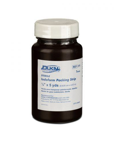 Dukal Iodoform Packing Strips, 1/4"x5"