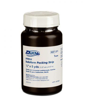 Dukal Iodoform Packing Strips, 1/2"x5"