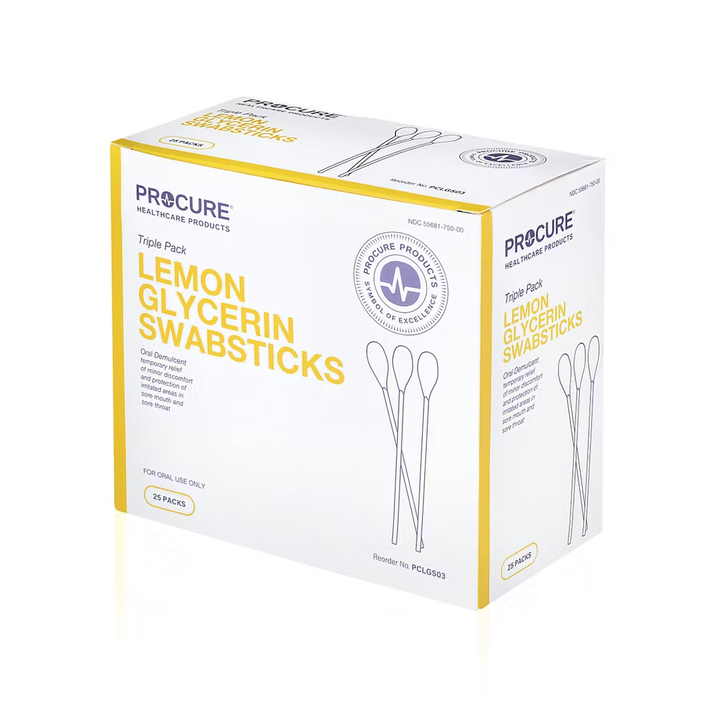 ProCure Lemon Glycerin Swabsticks 3/Pk