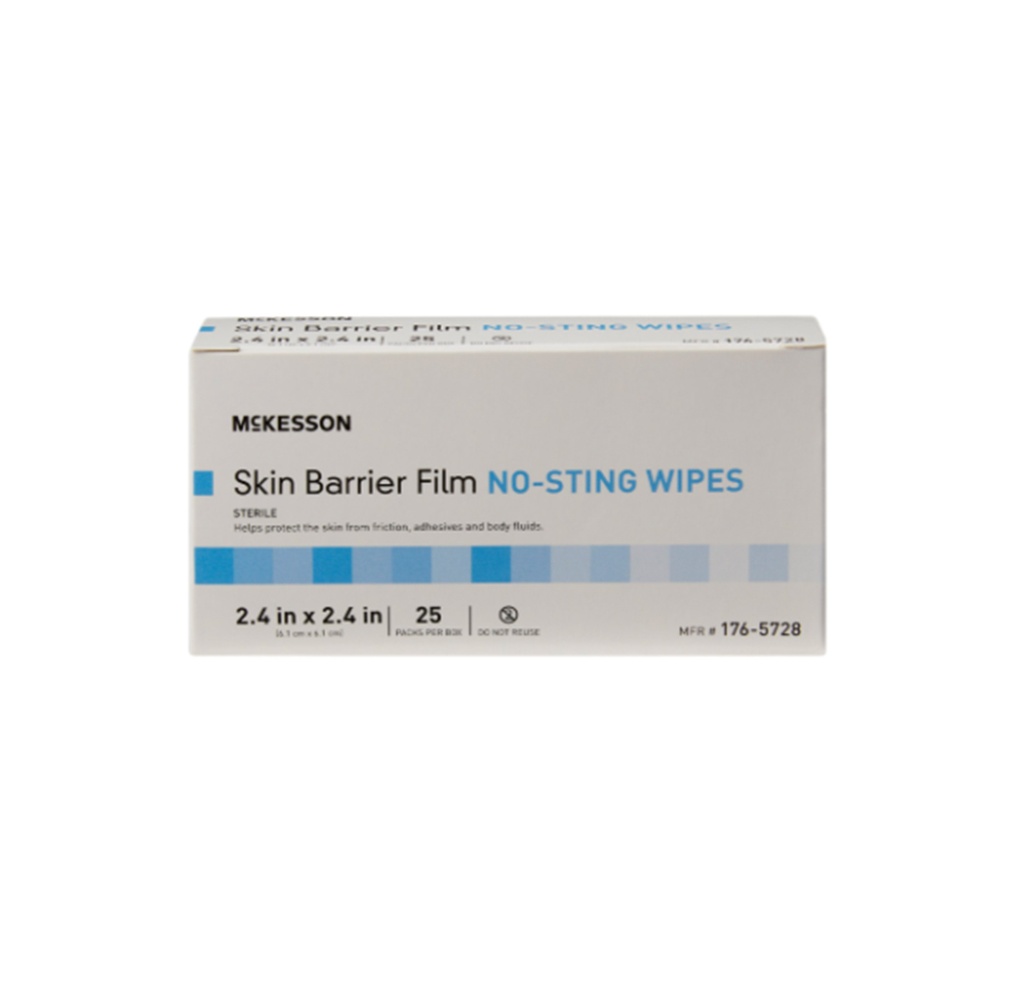 McKesson No-Sting Barrier Film Wipes