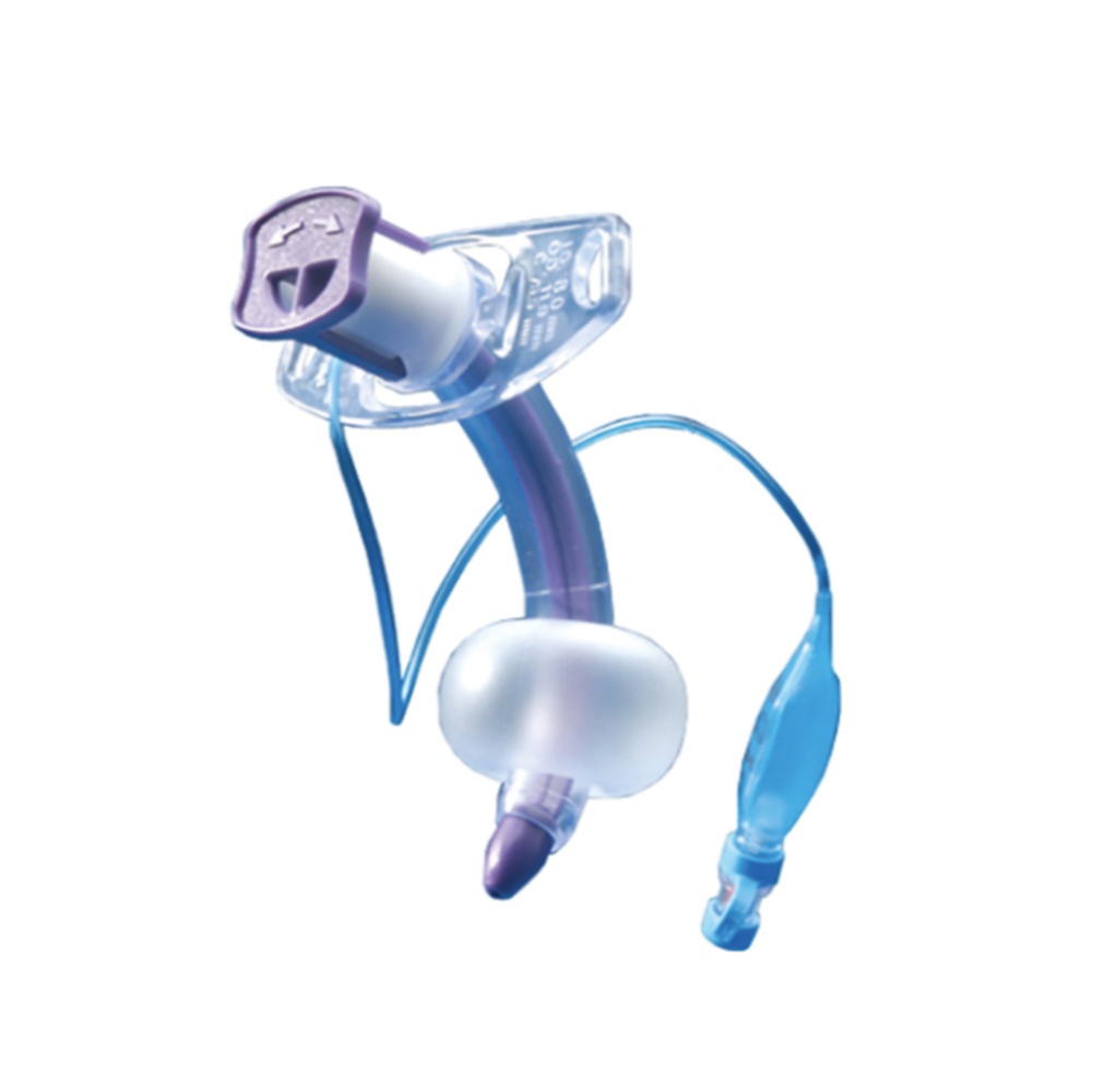 Smiths Medical BLUselect Tracheostomy Tube, Cuffed, Portex, Size 7.0mm