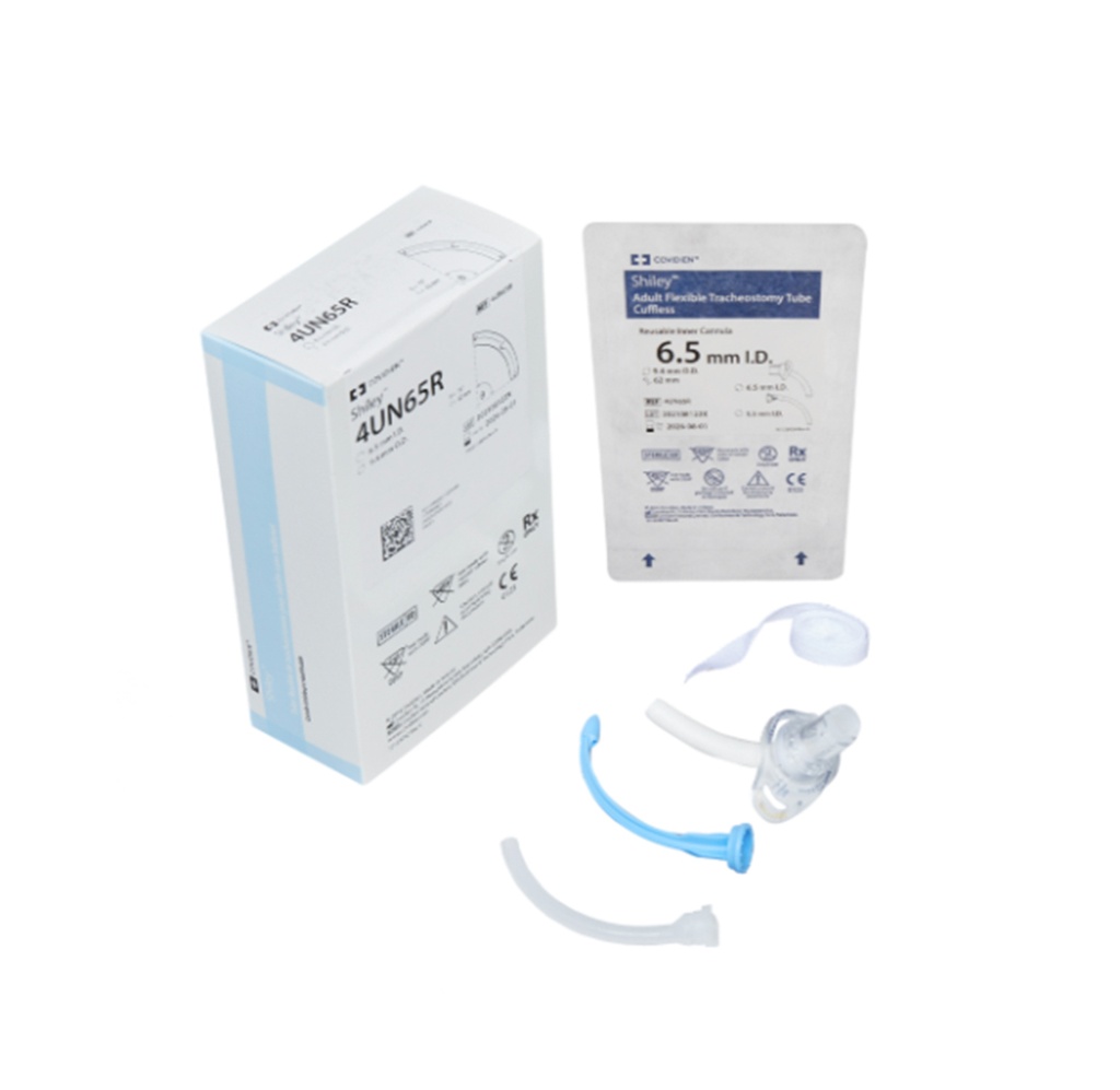 Shiley Tracheostomy Tube, Cuffless, Disposable IC, Size 4.0 (6.5mm) 
