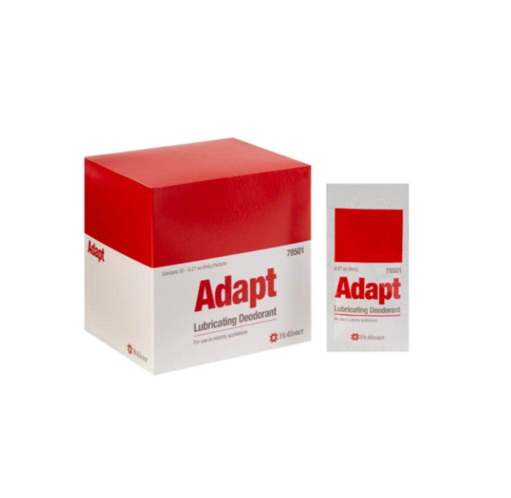 Hollister Adapt Appliance Lubricant Packet For Use with Ostomy Pouch, 8mL