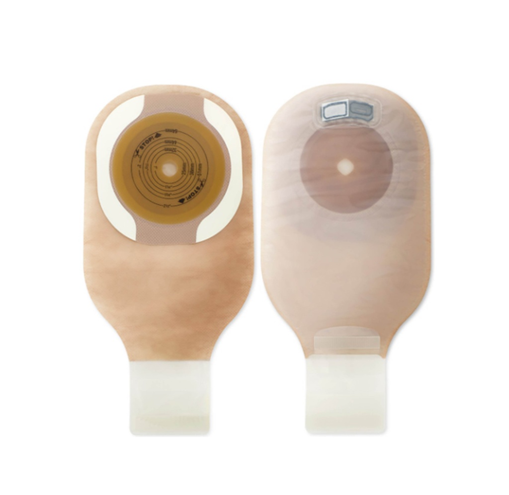 Hollister Premier One-Piece System Colostomy Pouch, Convex, 12" L, Up to 2 1/8" Stoma