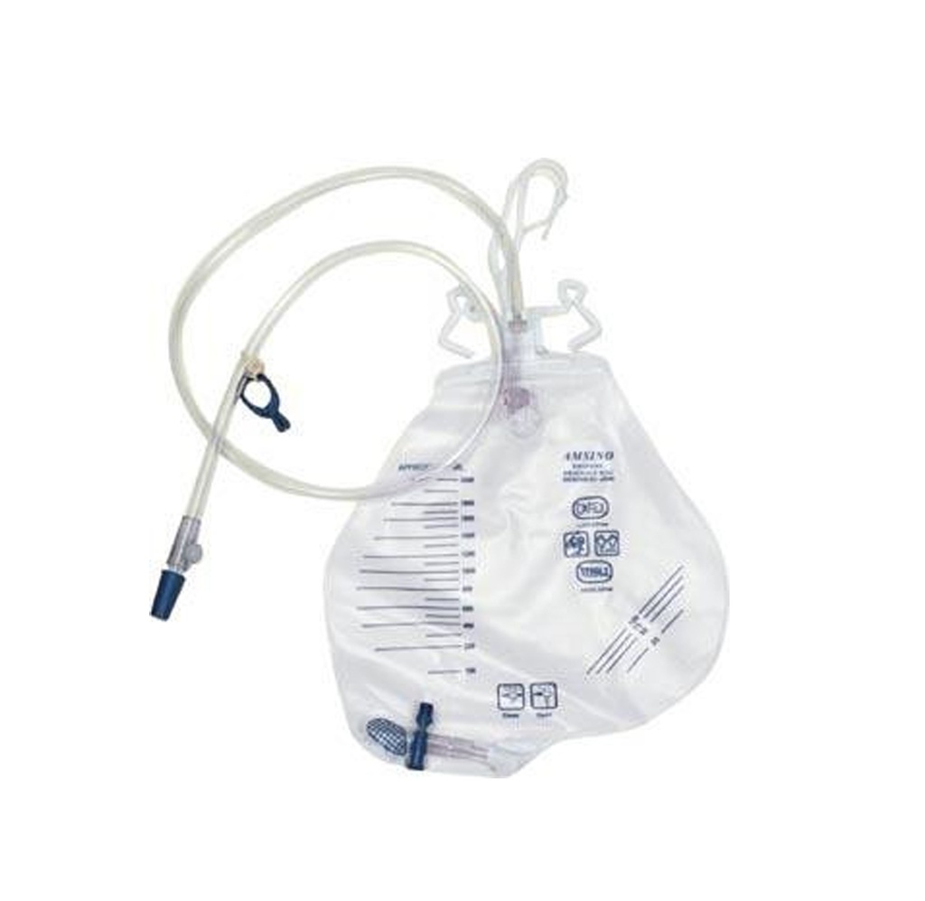Amsino Urinary Drainage Bag, 2000mL
