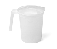 Medline Plastic Pitcher, Clear, 1000cc