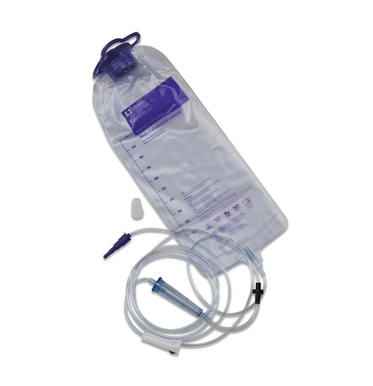Kangaroo Gravity Feeding Bag Without EnFit Adapter, 1000mL