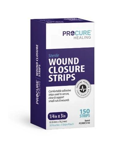 ProCure Healing Skin Closure Strip, 0.25"x3"
