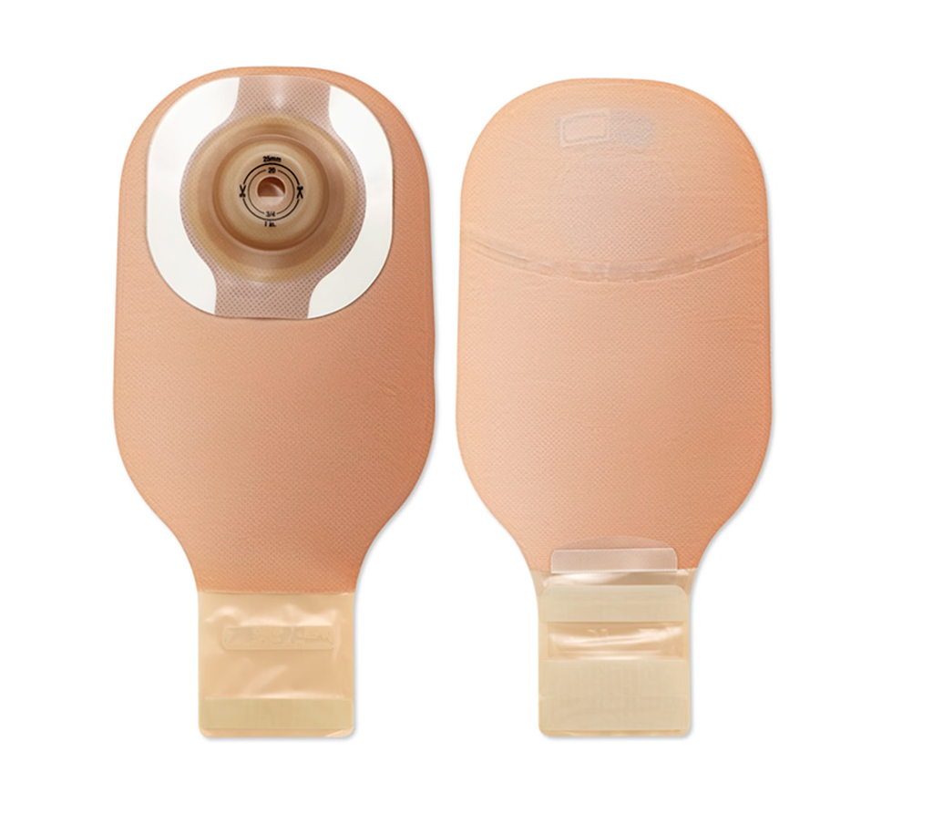 Hollister Premier One-Piece System Colostomy Pouch, Convex, 12" L, Up to 1 1/2" Stoma
