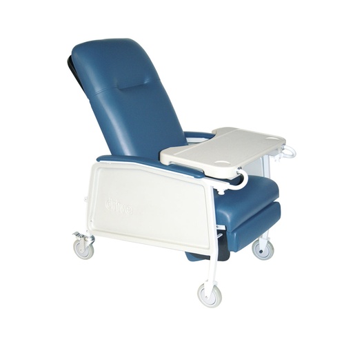 [D574-BR] Drive Medical 3-Position Recliner, Blue
