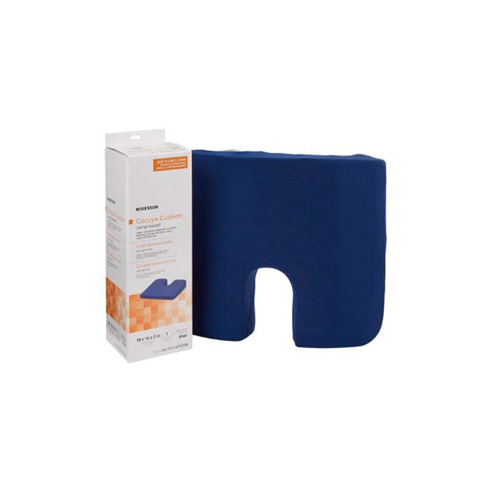 McKesson Coccyx Support Seat Cushion, 18"x14"x3"