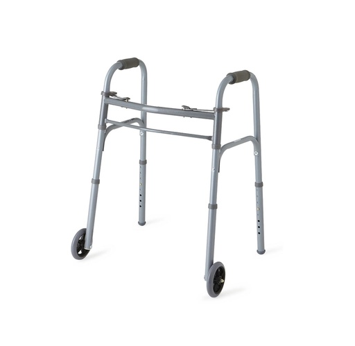 [MDS86410JW54B] Medline Two-Button Junior Walker With 5" Wheels